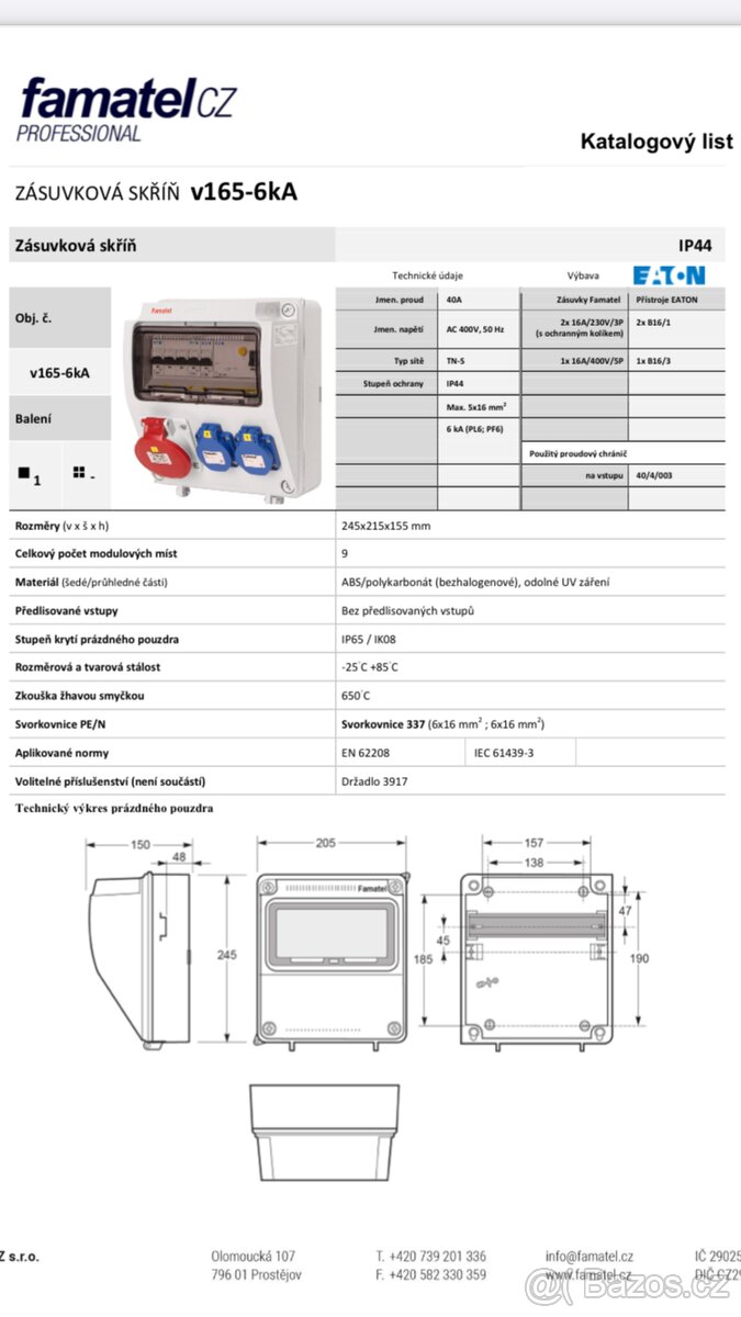 Staveništní rozvaděč - 2