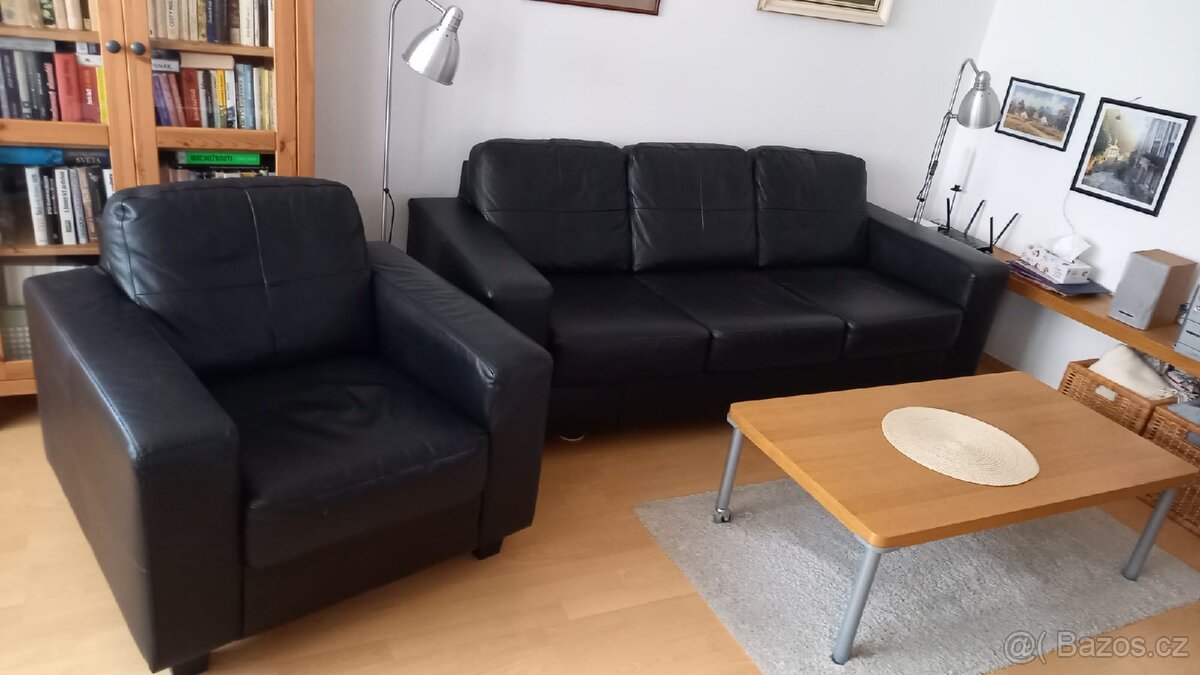 Kožená sedačka Ikea - 2