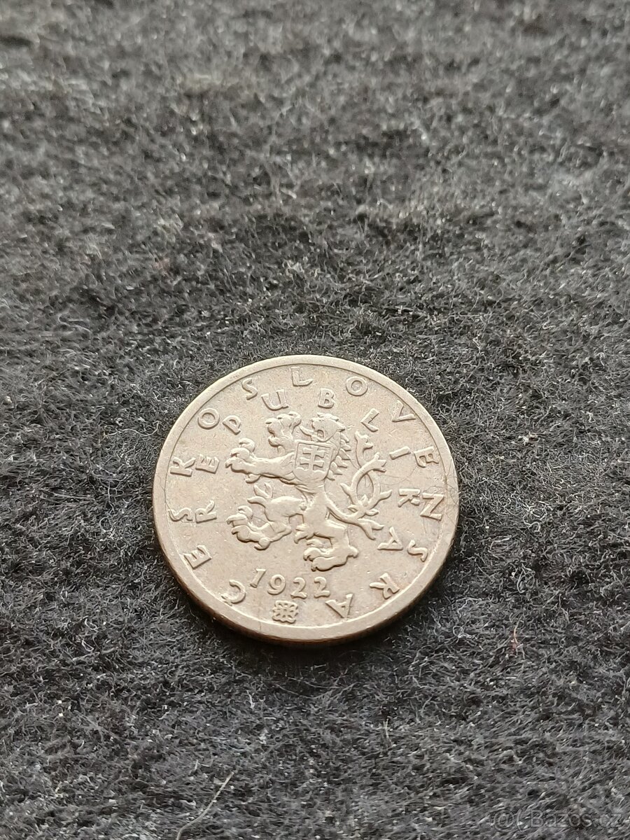 50 haléř 1922 - 2