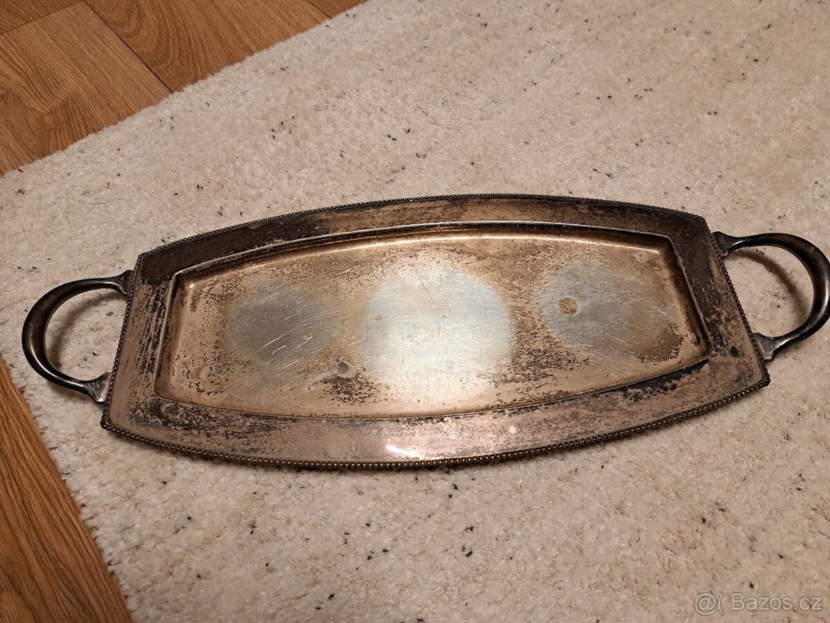 starožitné věci z alpaky z I. republiky - 2