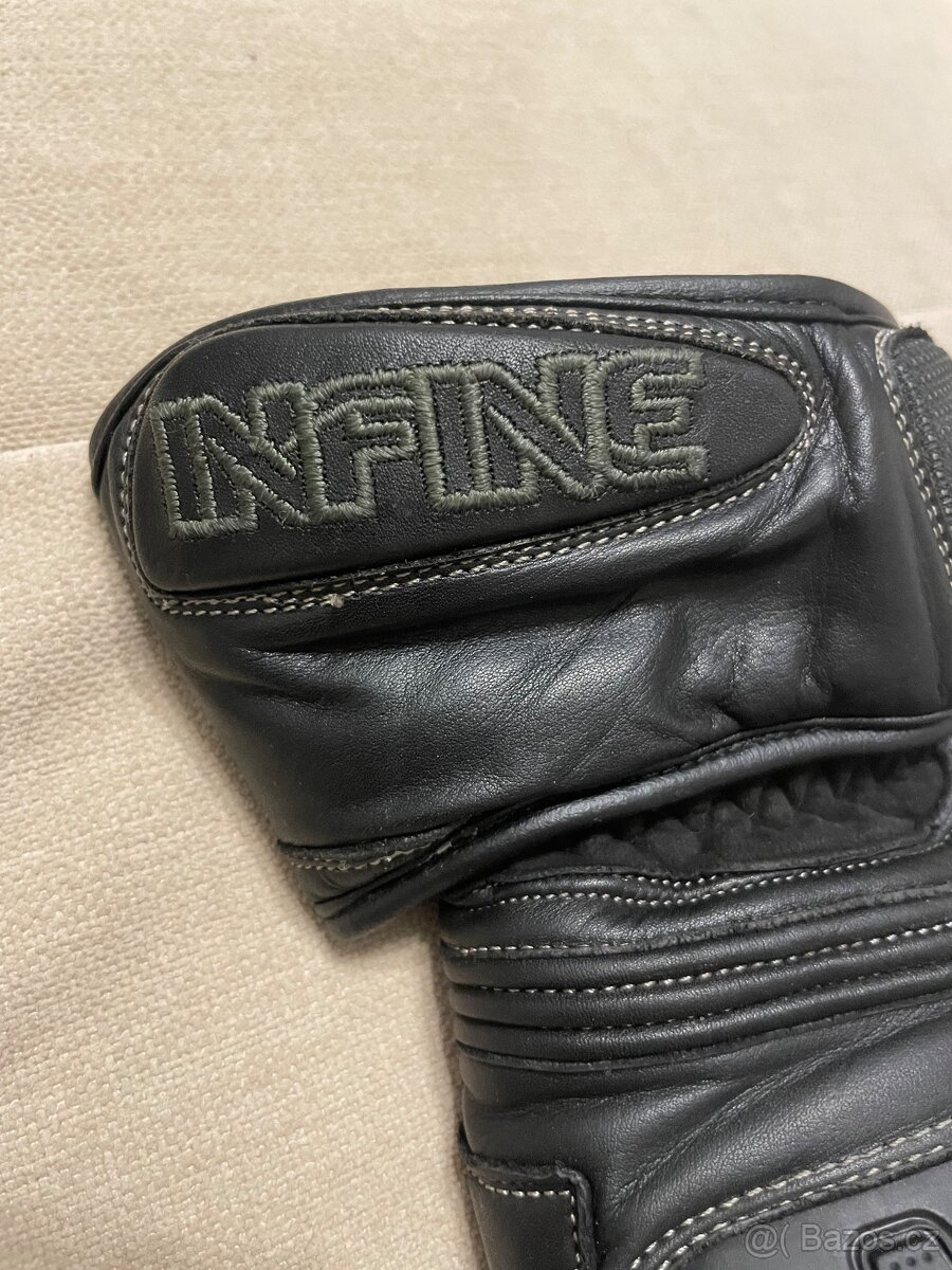 INFINE OCT-206 - sportovní kožené moto rukavice - 2