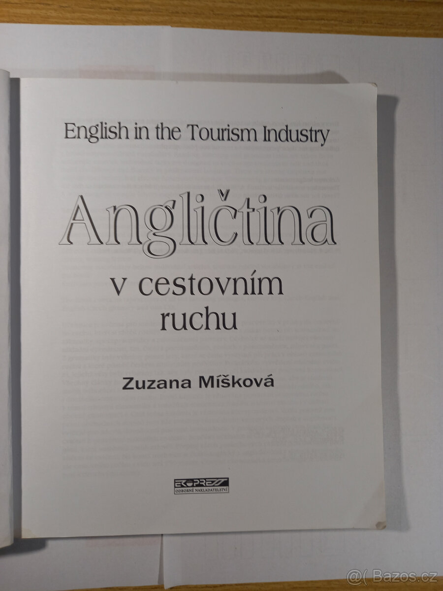 Zuzana Míšková: Angličtina v cestovním ruchu, English in the - 2