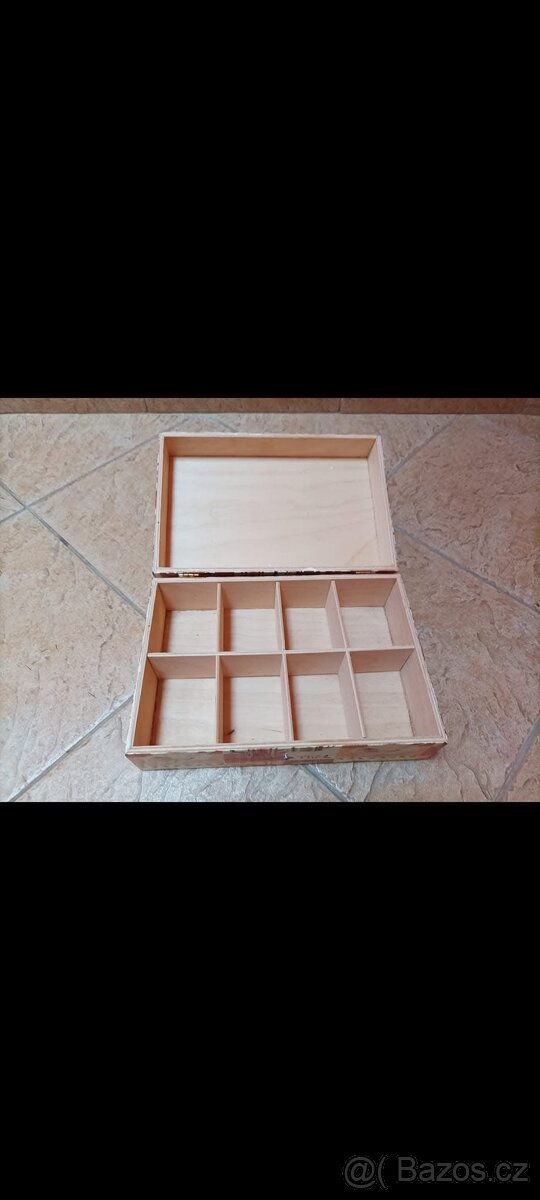 Dřevěná krabička na čaje - 2