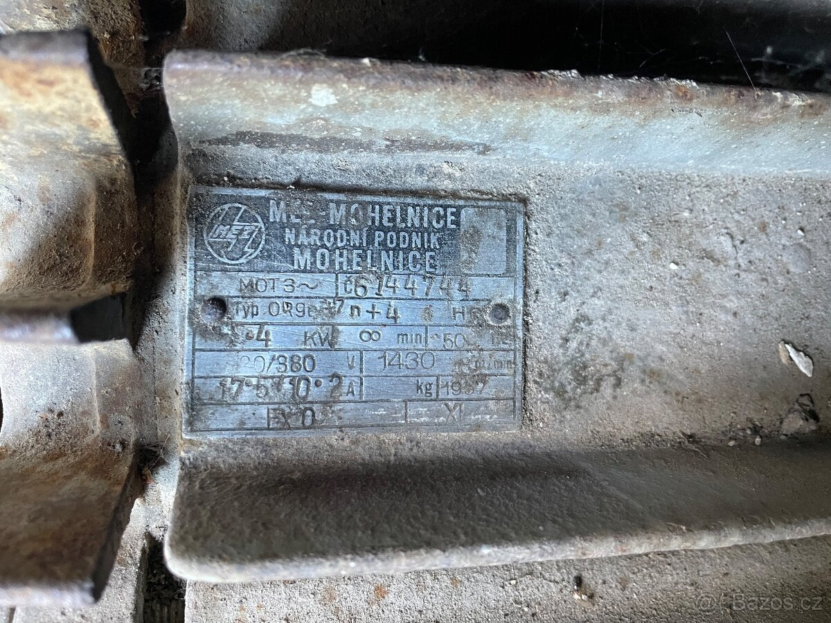 Cirkulárka motor MEZ Mohelnice 4kw - 2