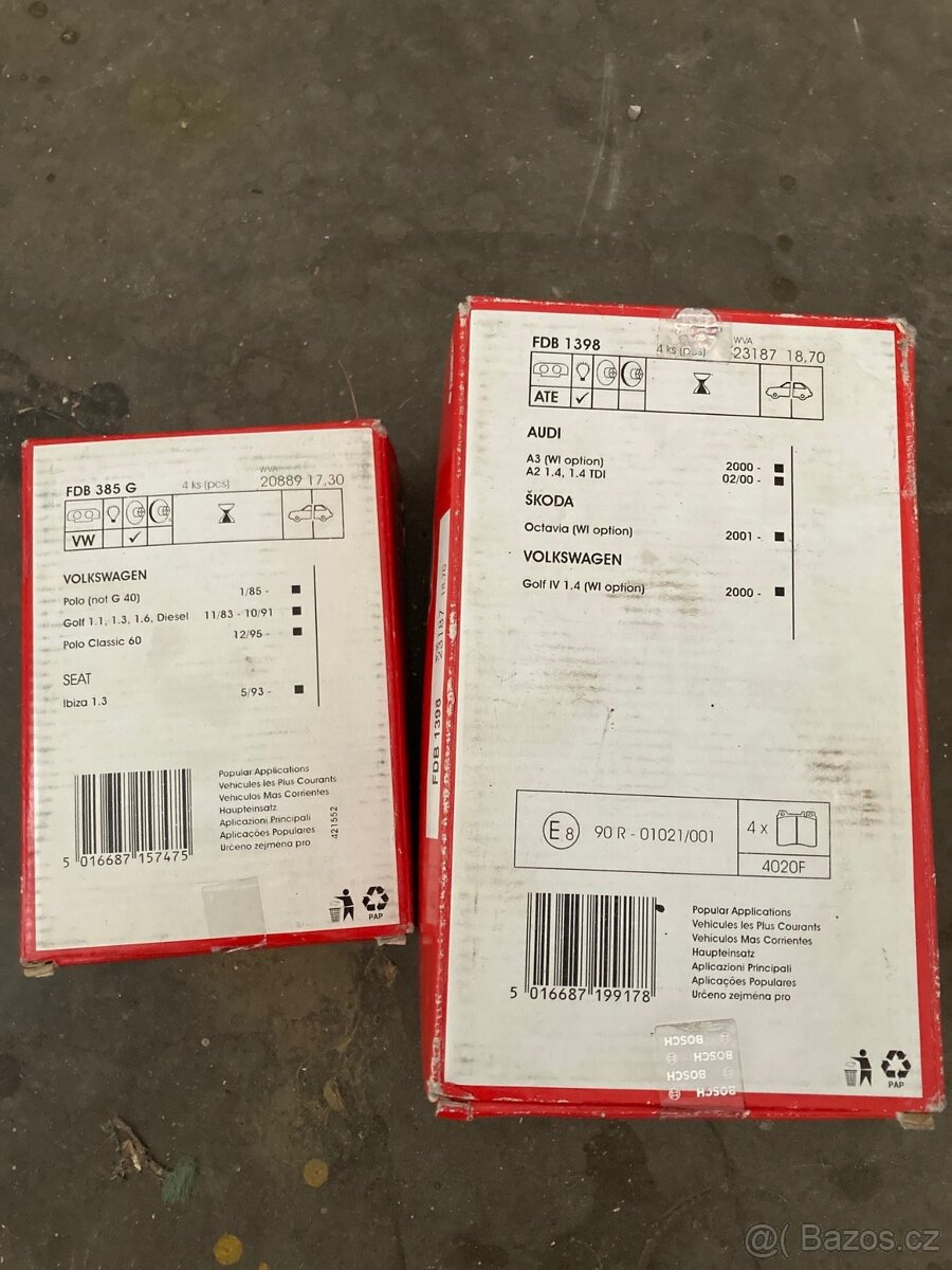 brzdové destičky FERODO - 2