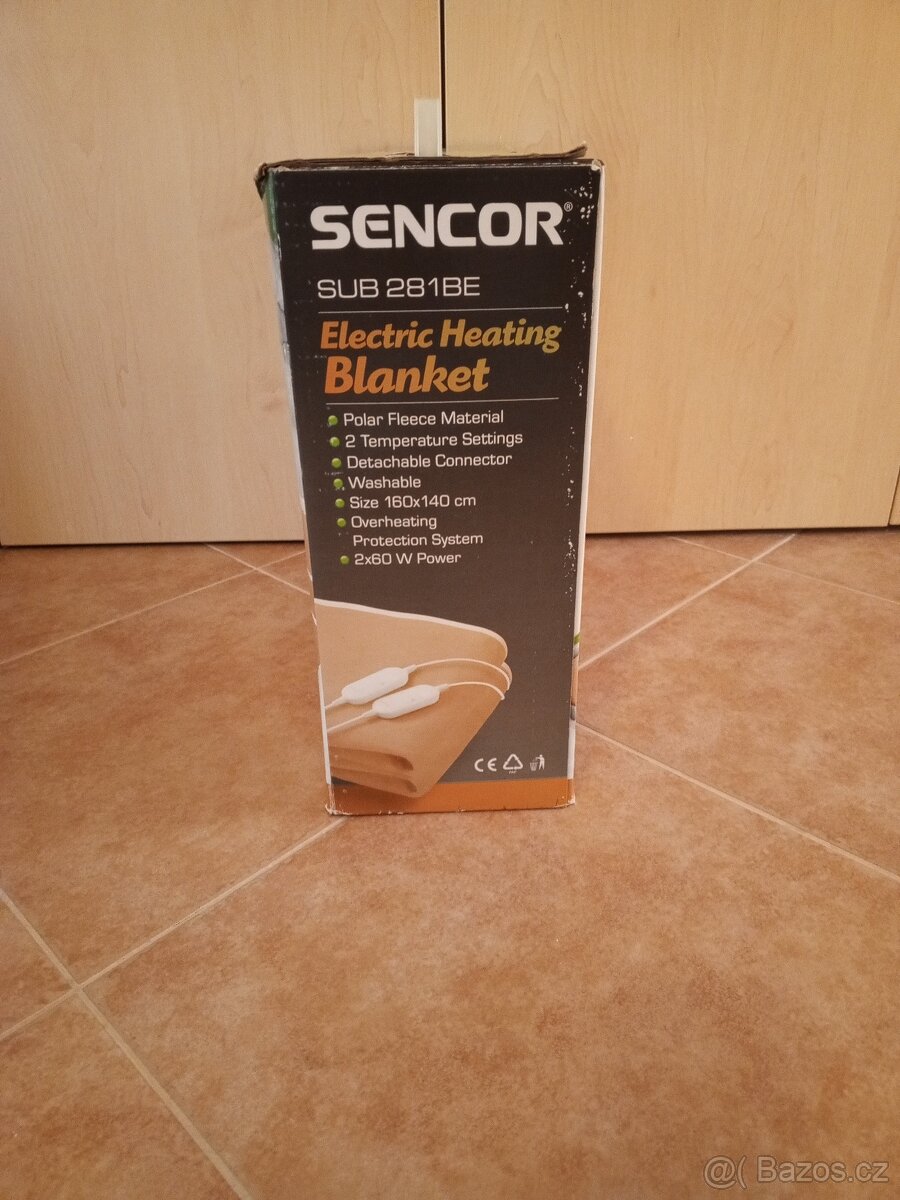 Vyhřívací deka Sencor SUB 281BE béžová - 2