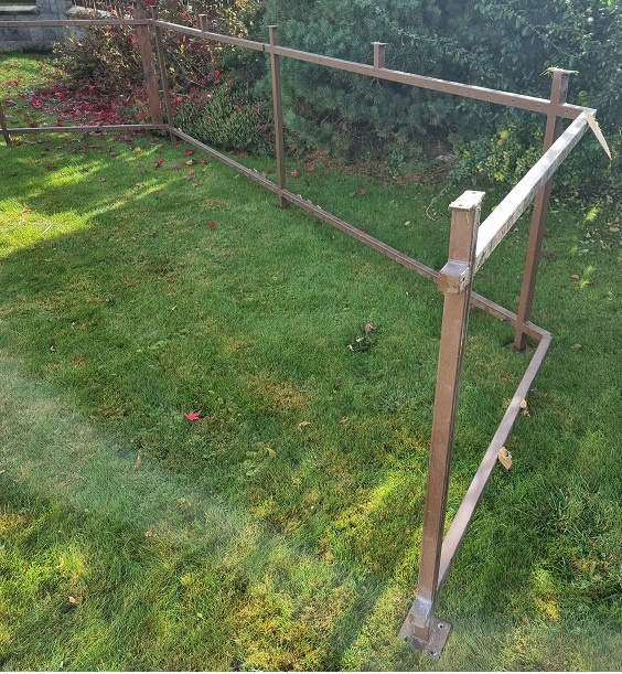 Konstrukce na balkonové zábradlí - 2