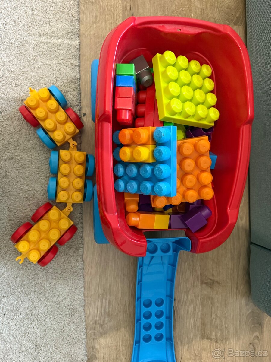 Mega blocks s vozíkem - 2
