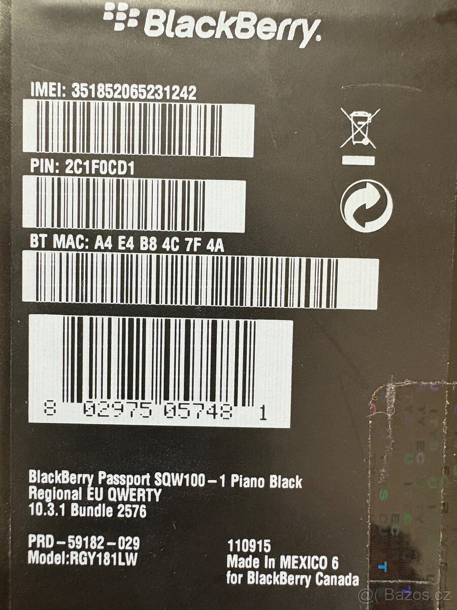 Blackberry Passport Q30 - 2