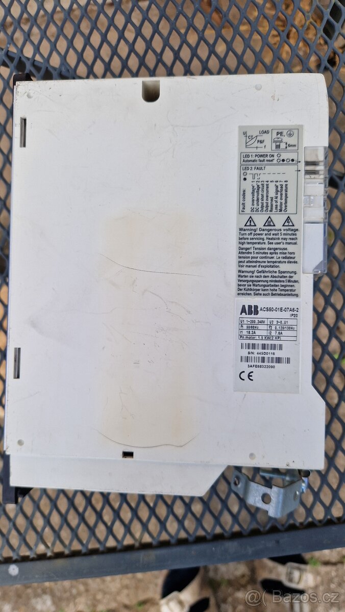 Frekvenční měnič ABB ACS50 1,5kW - 2