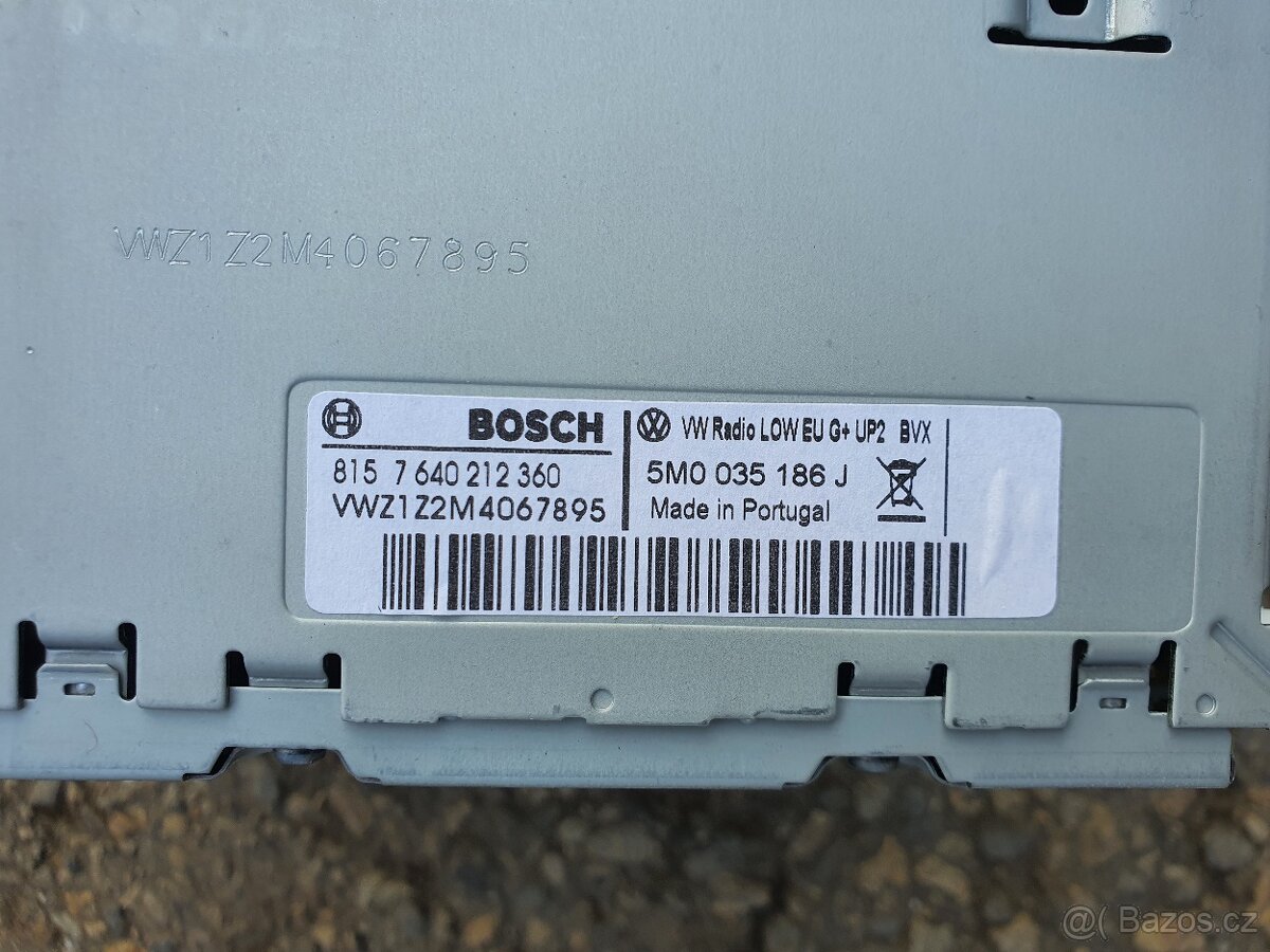 Vw rádio - 2