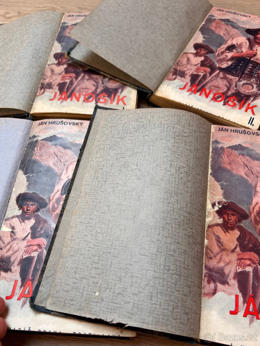Jánošík - knihy 1-4. díl - vydáni 1934 - 2