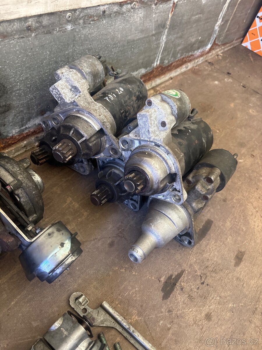 Startery 1.9 tdi, 2.0 tdi - 2