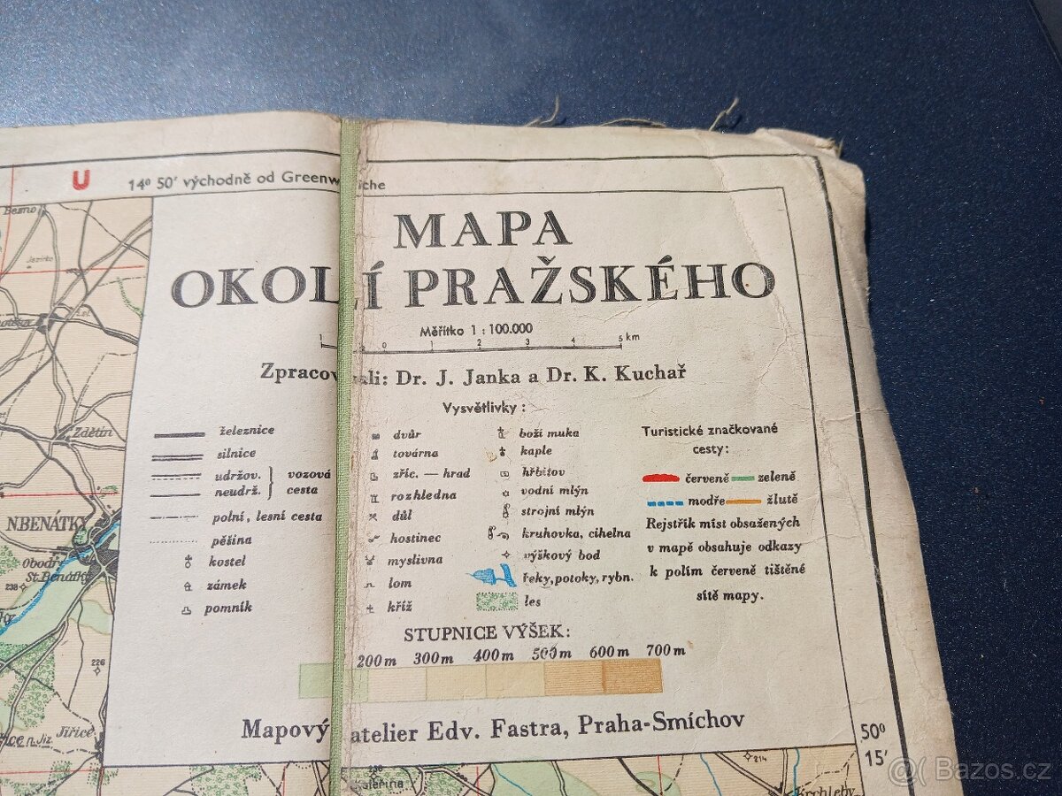 Stará mapa 1940 - 2