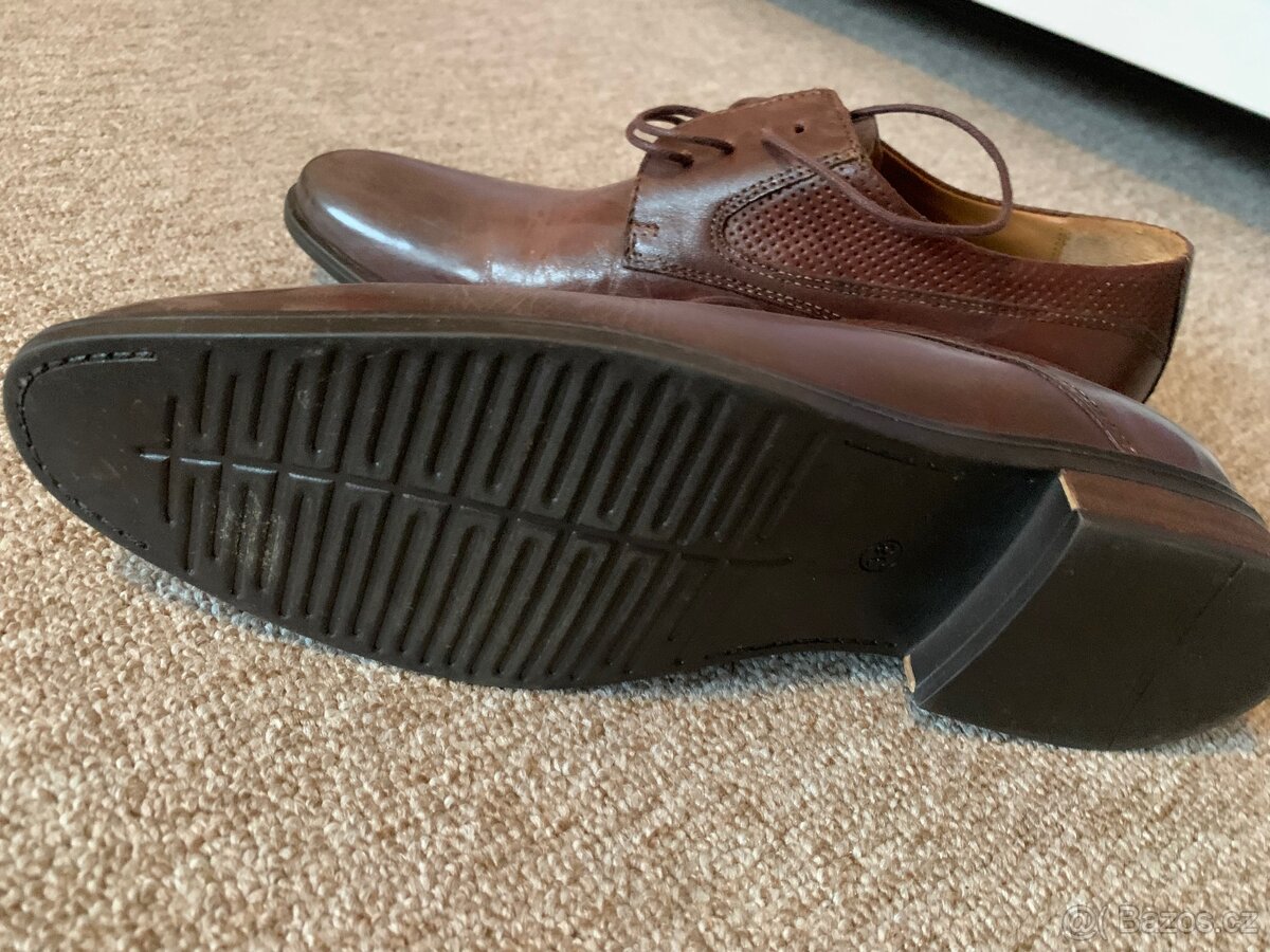 Kožené chlapecké společenské boty - 2