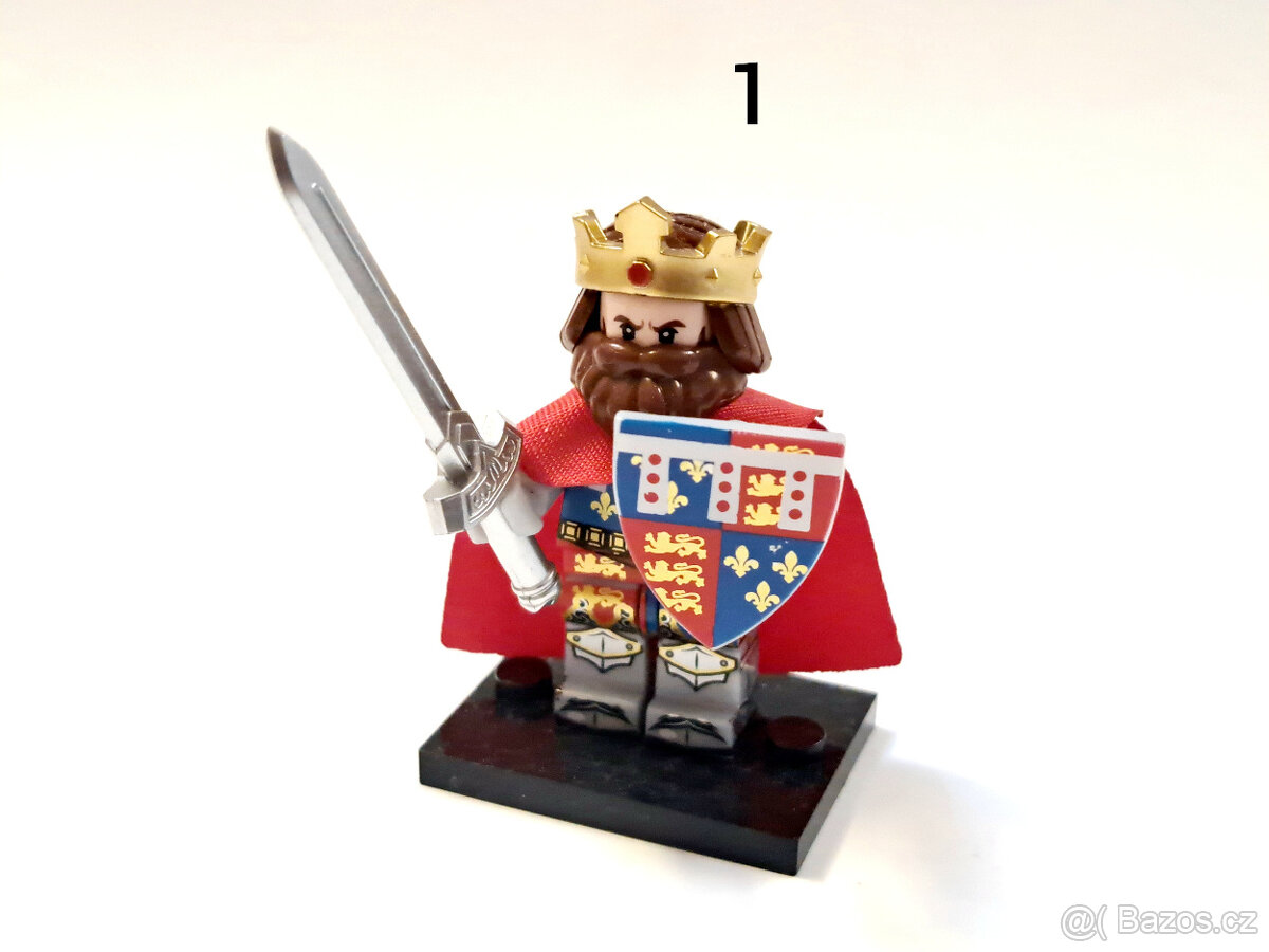 Minifigurky rytíři (8), typ Lego - 2