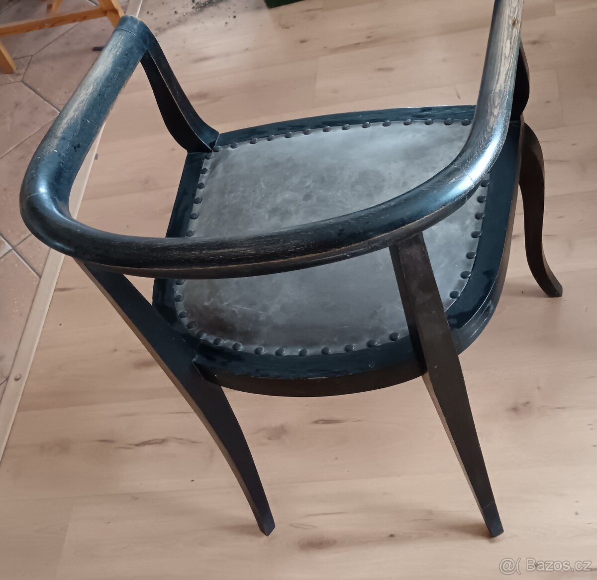 Dřevěné polokřesla - židle - 2