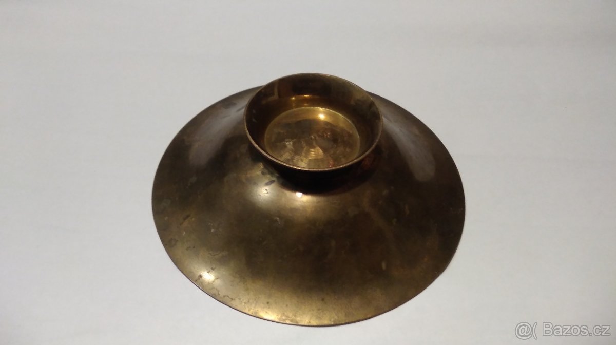 Tác - mosazný s dekorací - 2