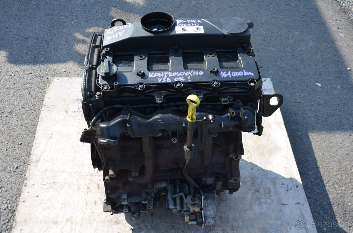 Motor 2.2 HDI, typ 4HV - nájezd 161000km - 2