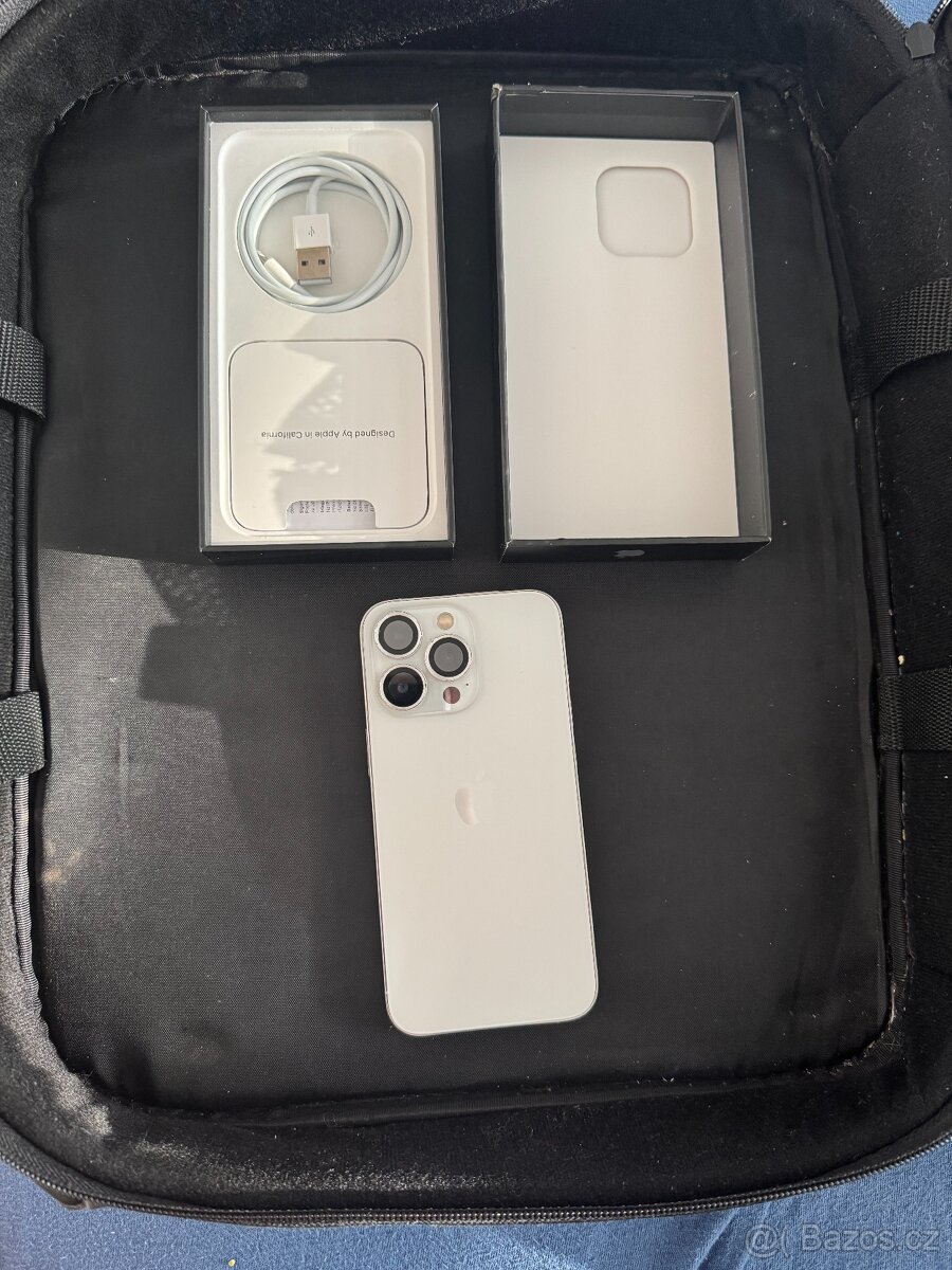 Prodám iphone 13pro 256GB Silver - 2