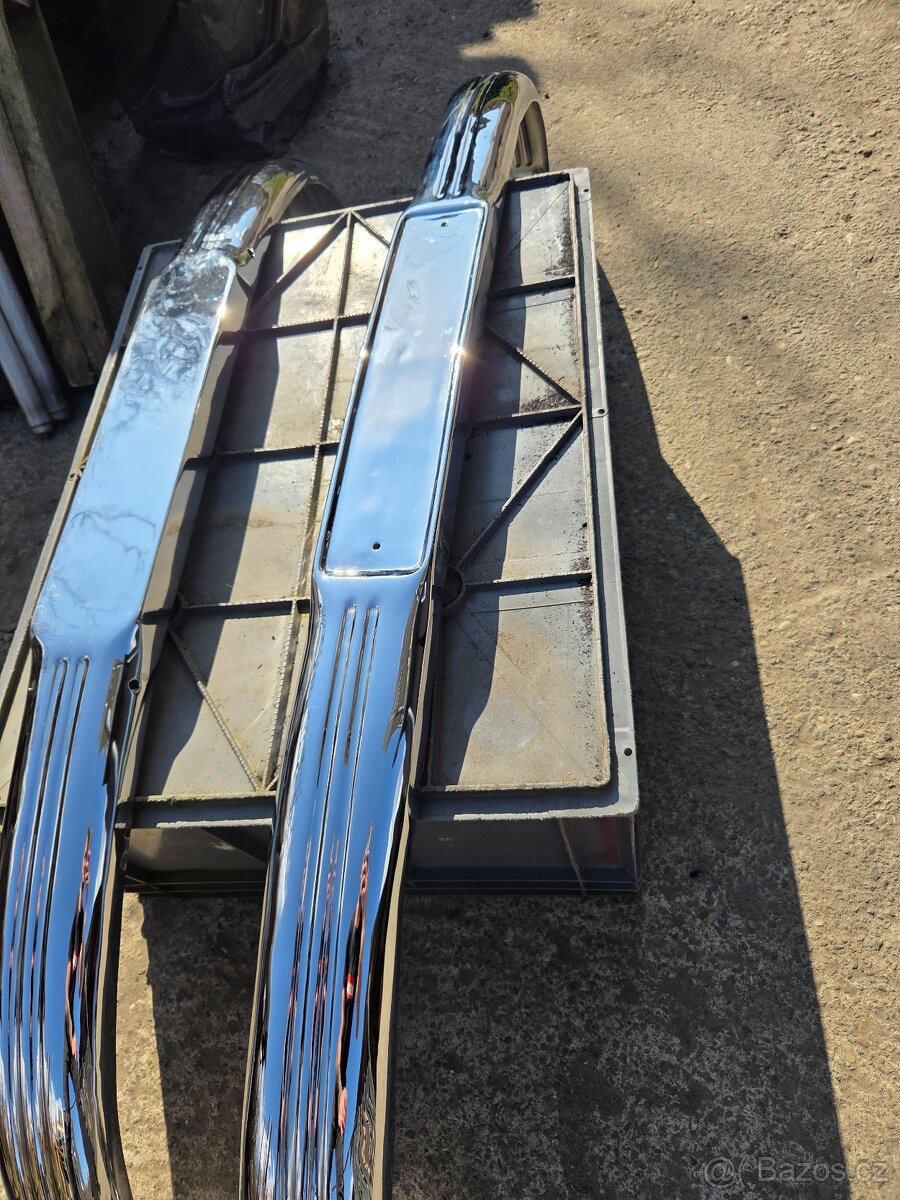 Novonachromované nárazníky na tatraplan - 2