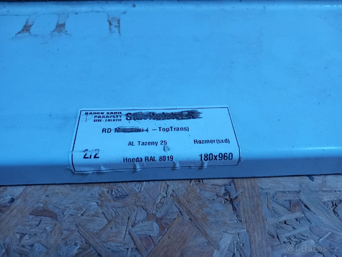 Venkovní parapety - 2