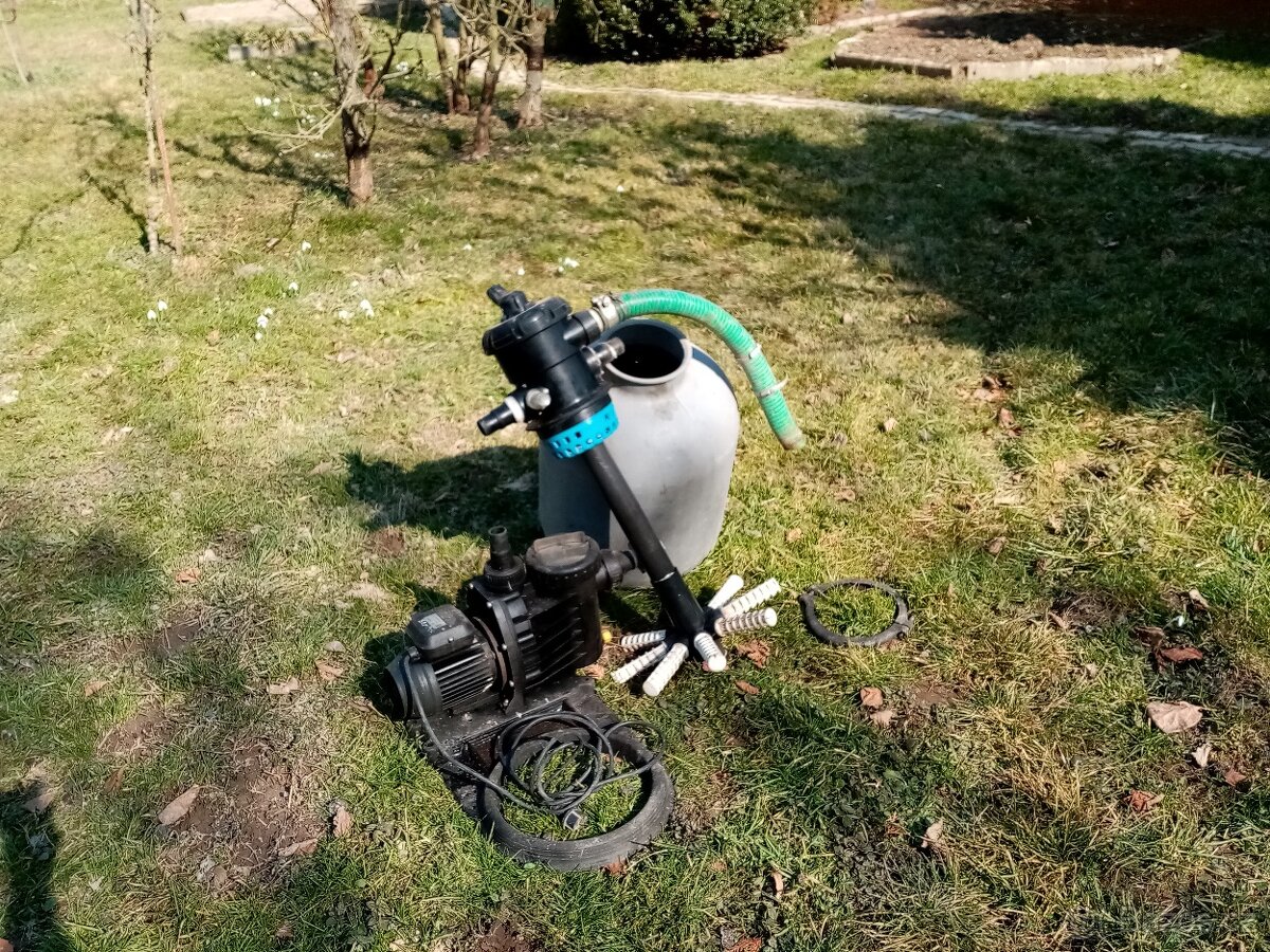 Prodám pískovou filtraci k bazénu. - 2