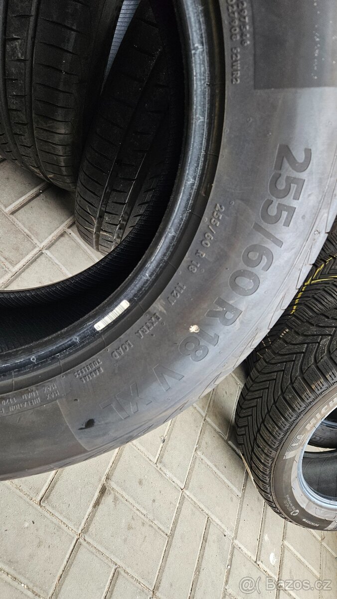 4x Letní Pneu 255/60 R18 Continental 2019 - 2