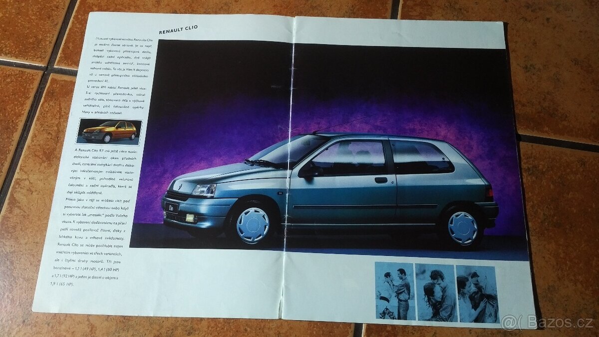 Katalog Renault r.1991 v CZ - Pěkný stav - 2