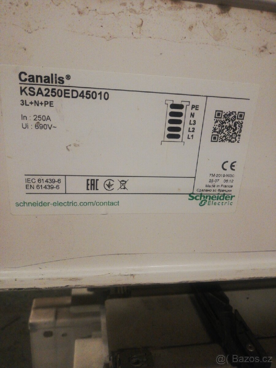Prodám díly Canalis - napájecí sběrnice - 2