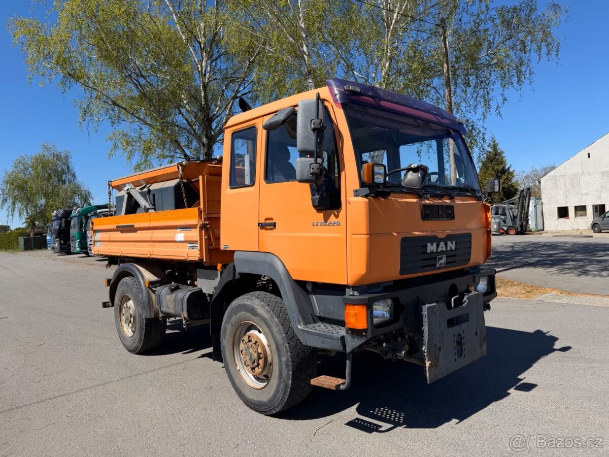 10t 4x4 MAN sklápěč / sypač - 2