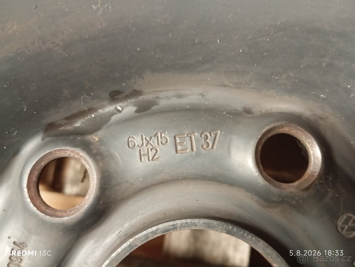 Prodám plechové disky R 15 - 2
