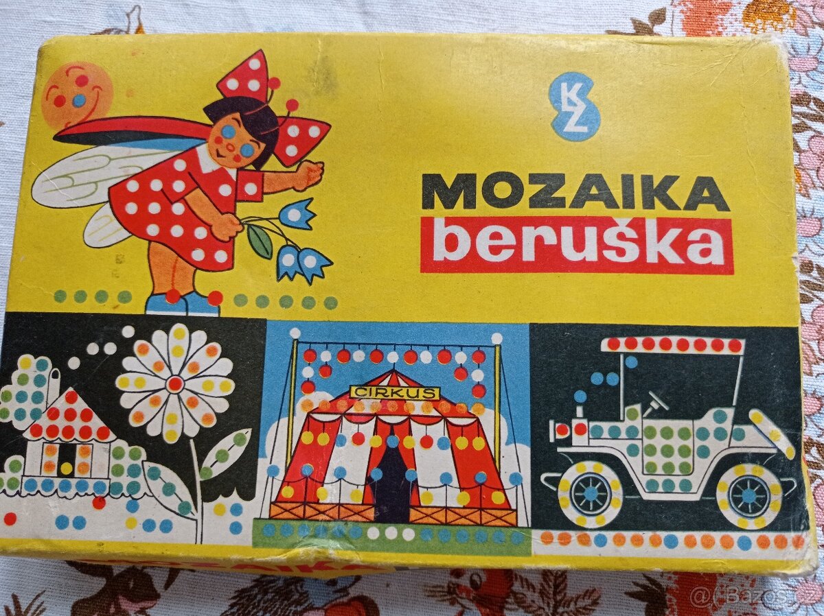 Retro hra mozaika Beruška KZ Semily - 2
