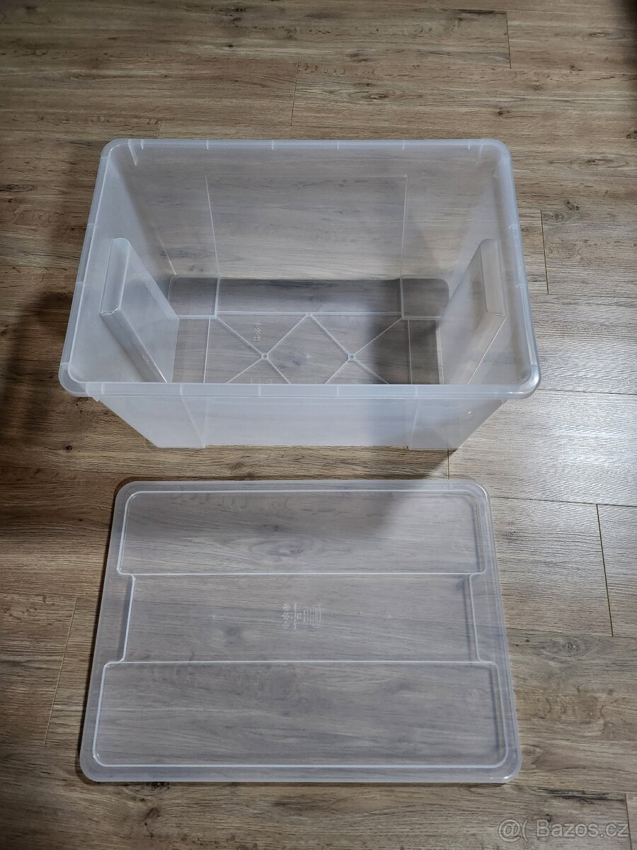 Krabice s víkem IKEA - SAMLA 45 l - 2