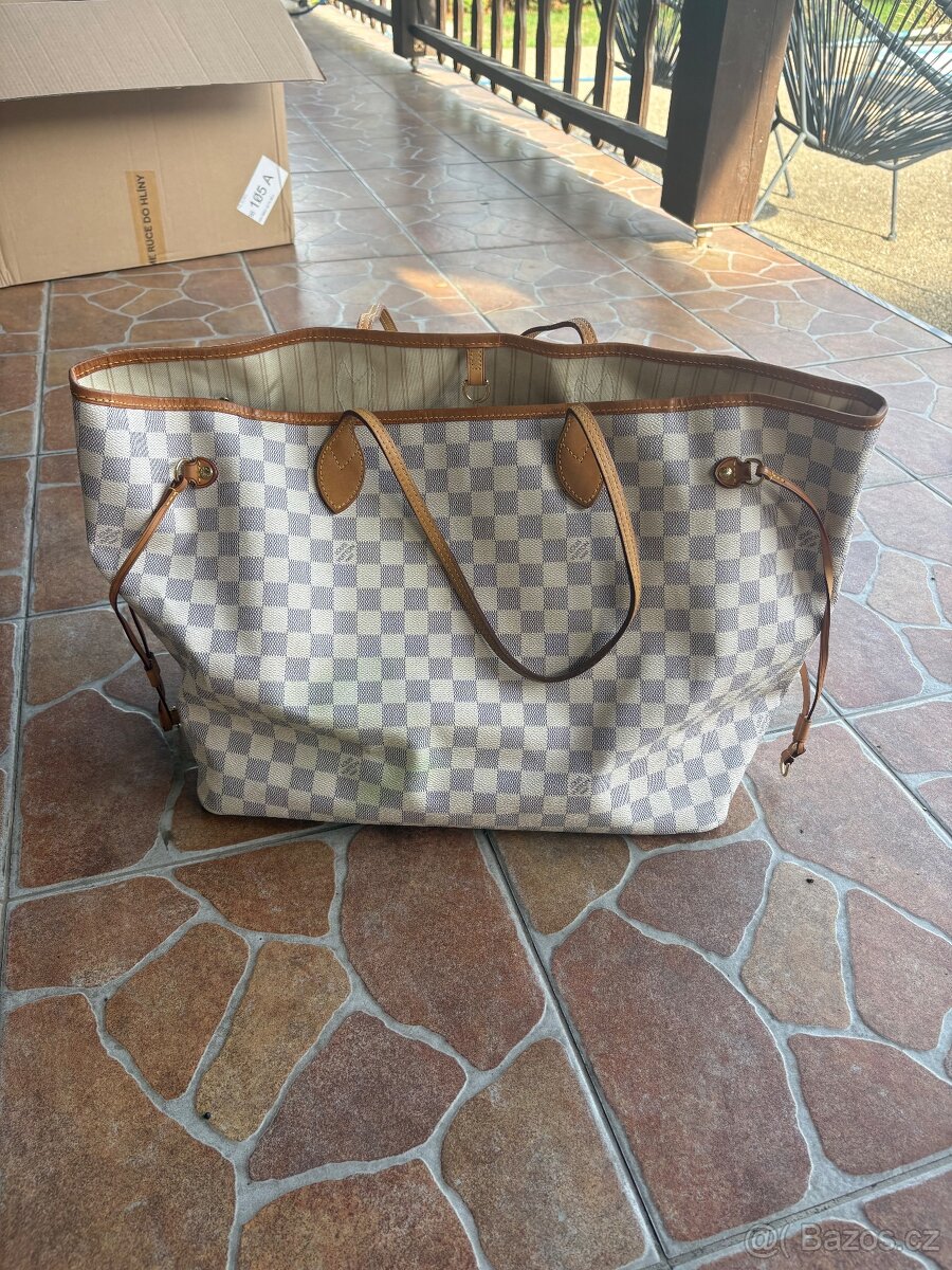 Louis Vuitton taška Neverfull MM Damier Azur - 2