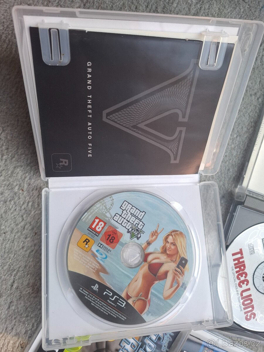 Hry psx Ps1 + PS3 GTA5 - 2