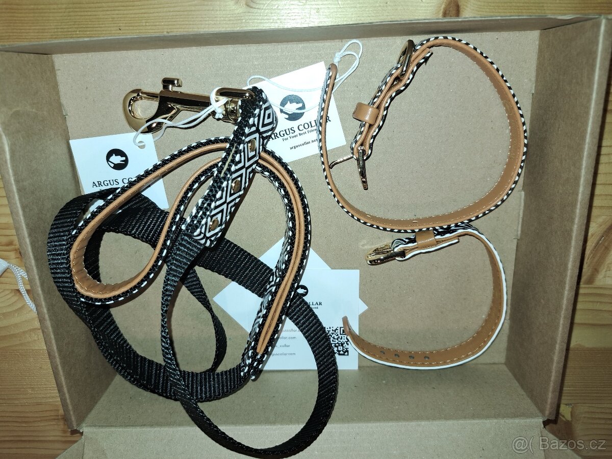 Vodítko Argus collar +2× obojek - 2