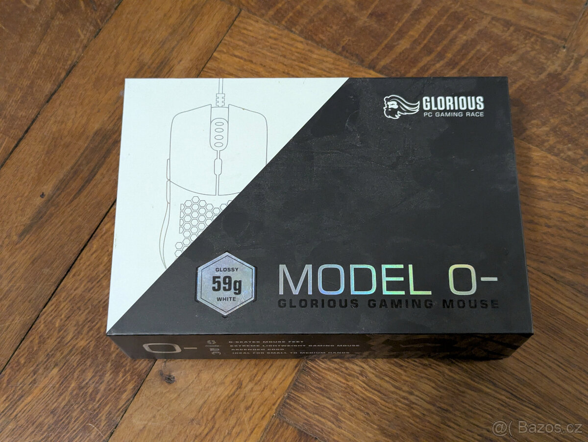 Herní myš Glorious PC Gaming Race Model O- glossy white - 2