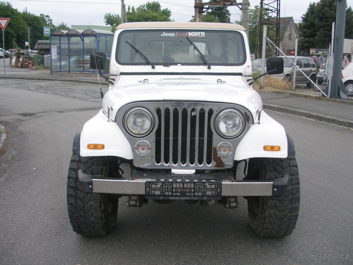 JEEP WRANGLER,2.4D,4x4,R.V.1983,BEZ KOROZE,NOVÁ STK