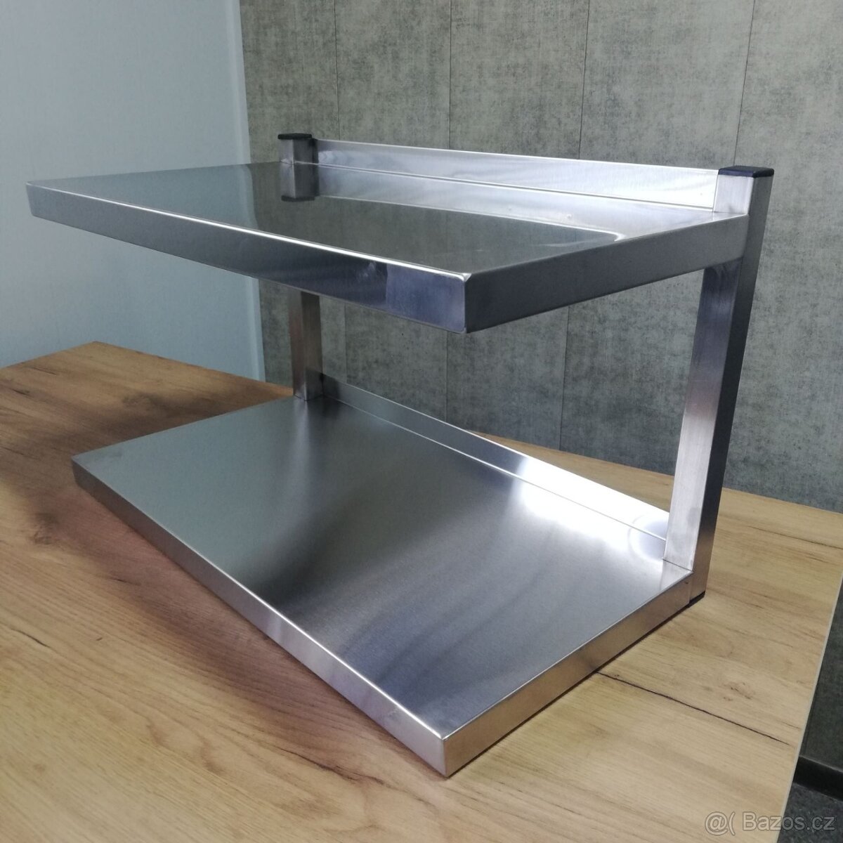 Nerezové police nástěnné dvoupatrové - 2