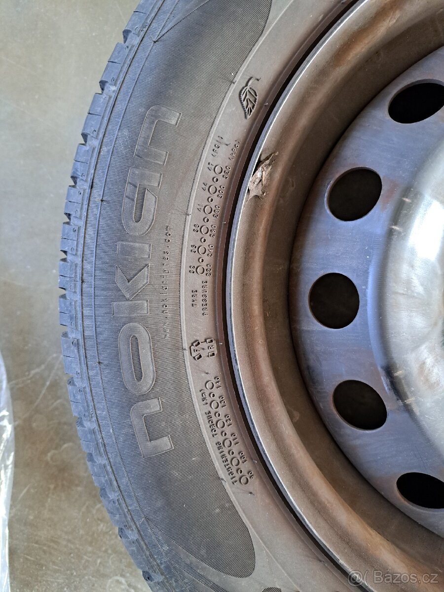 Plechové kola s pneu Nokian 195/65 R15 91H 4ks - 2