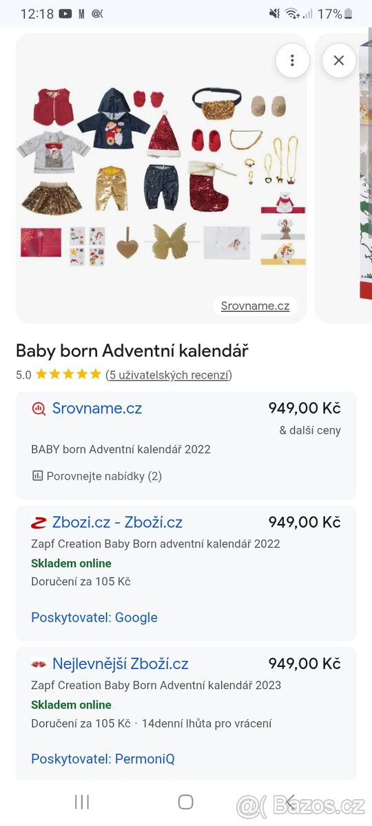 Oblečení baby born - 2