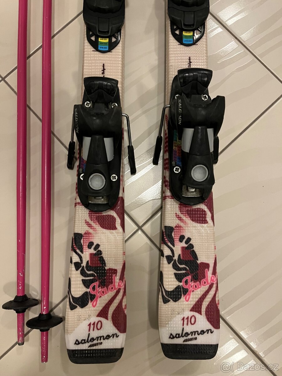 Dětské lyže Salomon 110cm - 2