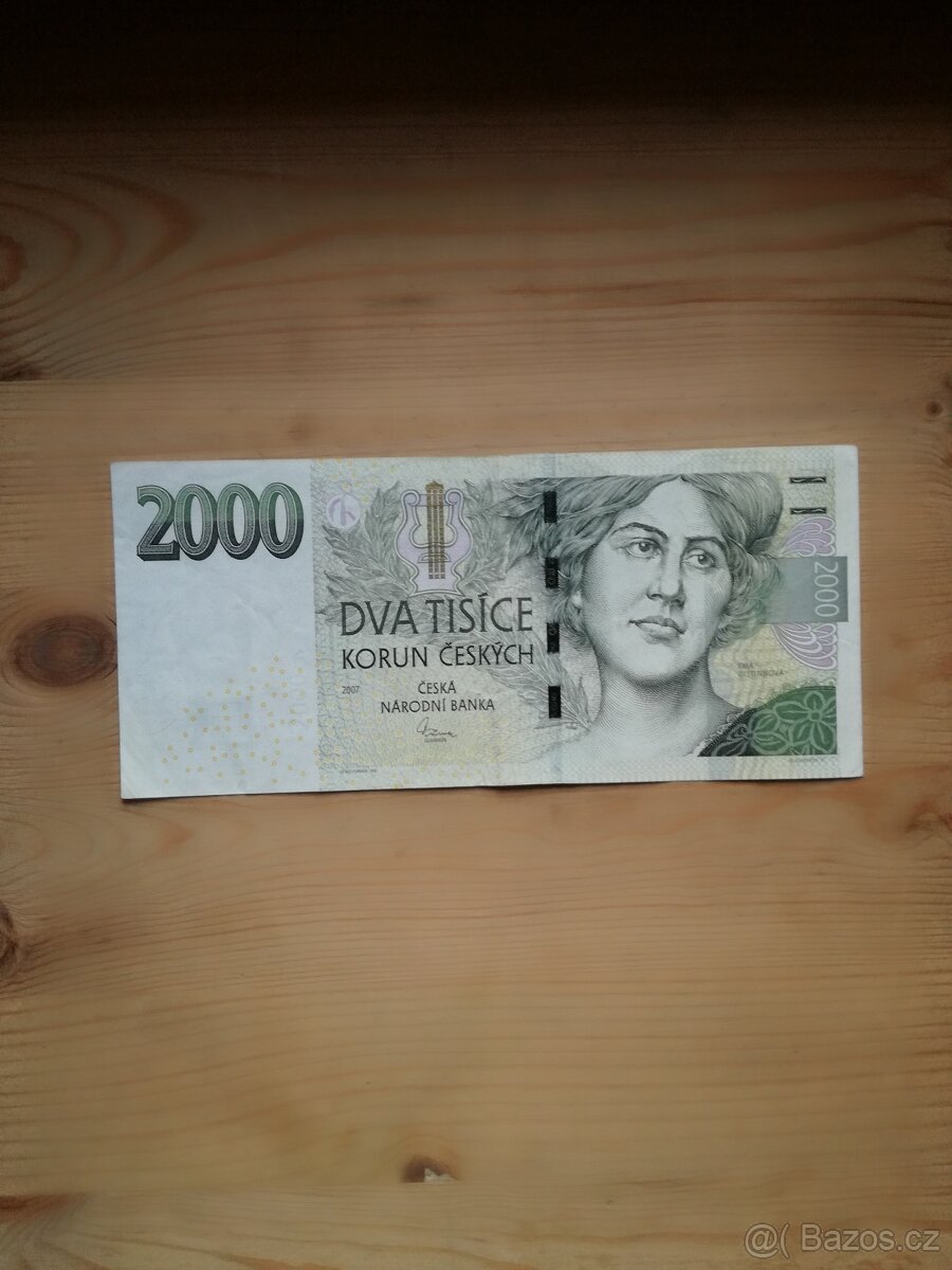 2000 Kč,- série Z - v pěkném stavu - 2