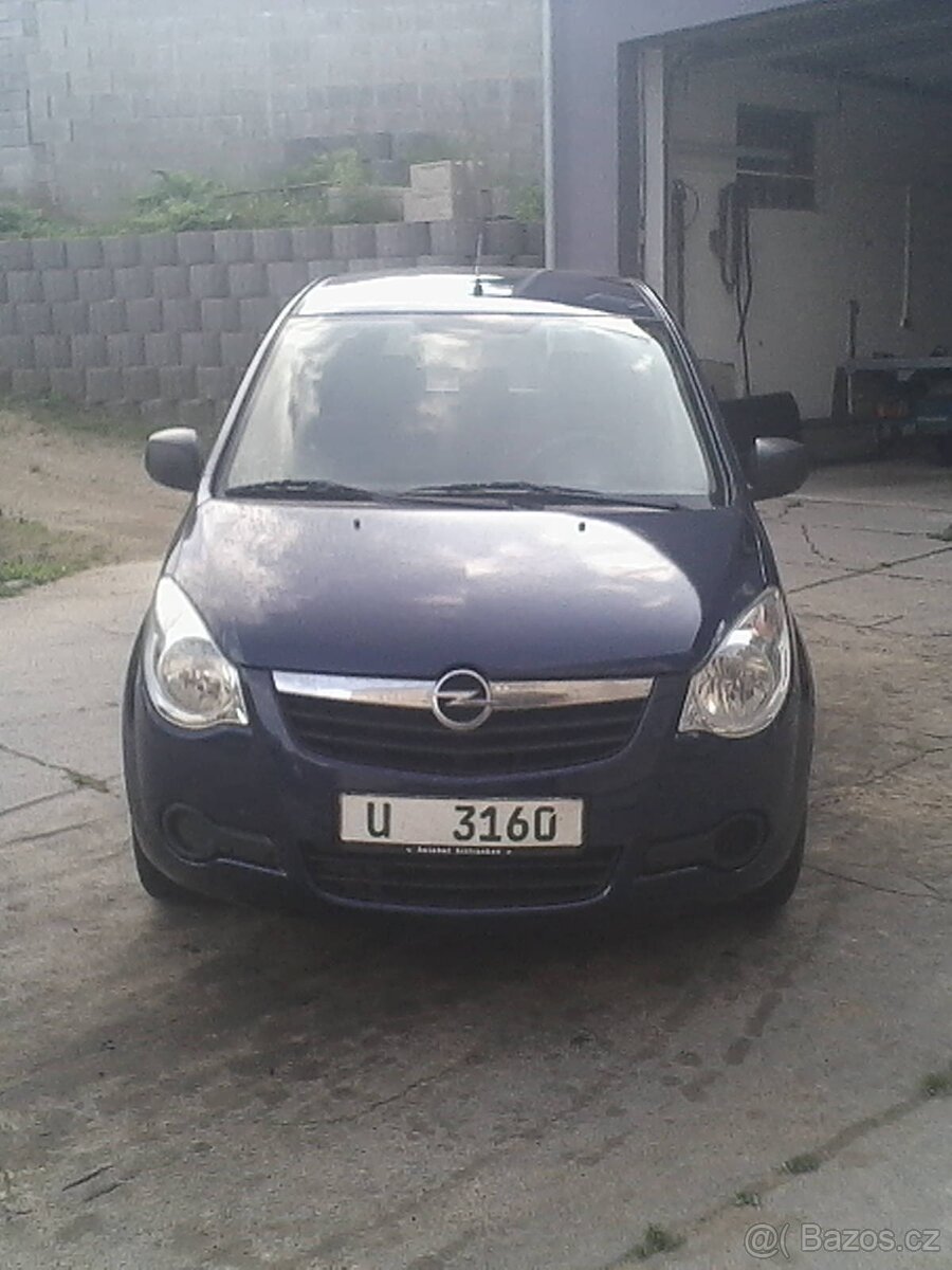 opel agila 1.0,48kw,r.v.1-2010,145000km. - 2