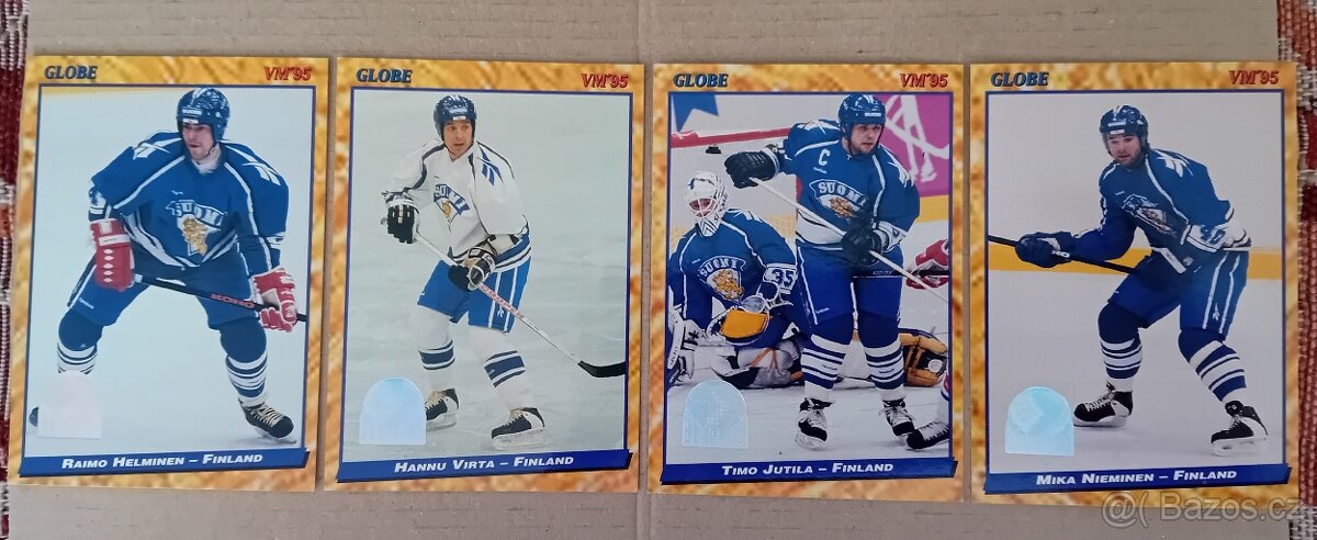 Hokejové karty, 1995 Semic GLOBE 95, Top stav - 2