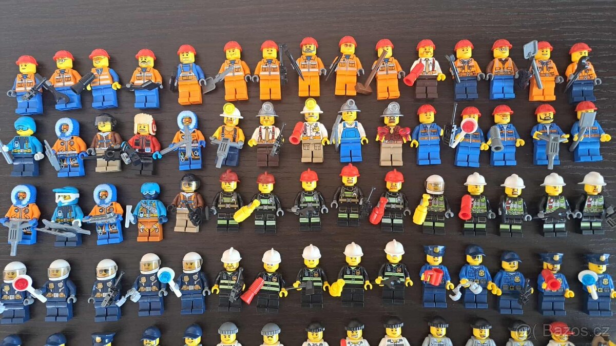 👮♂️💰 Lego City sada - přes 100 figurek 👨🚒🚧 - 2