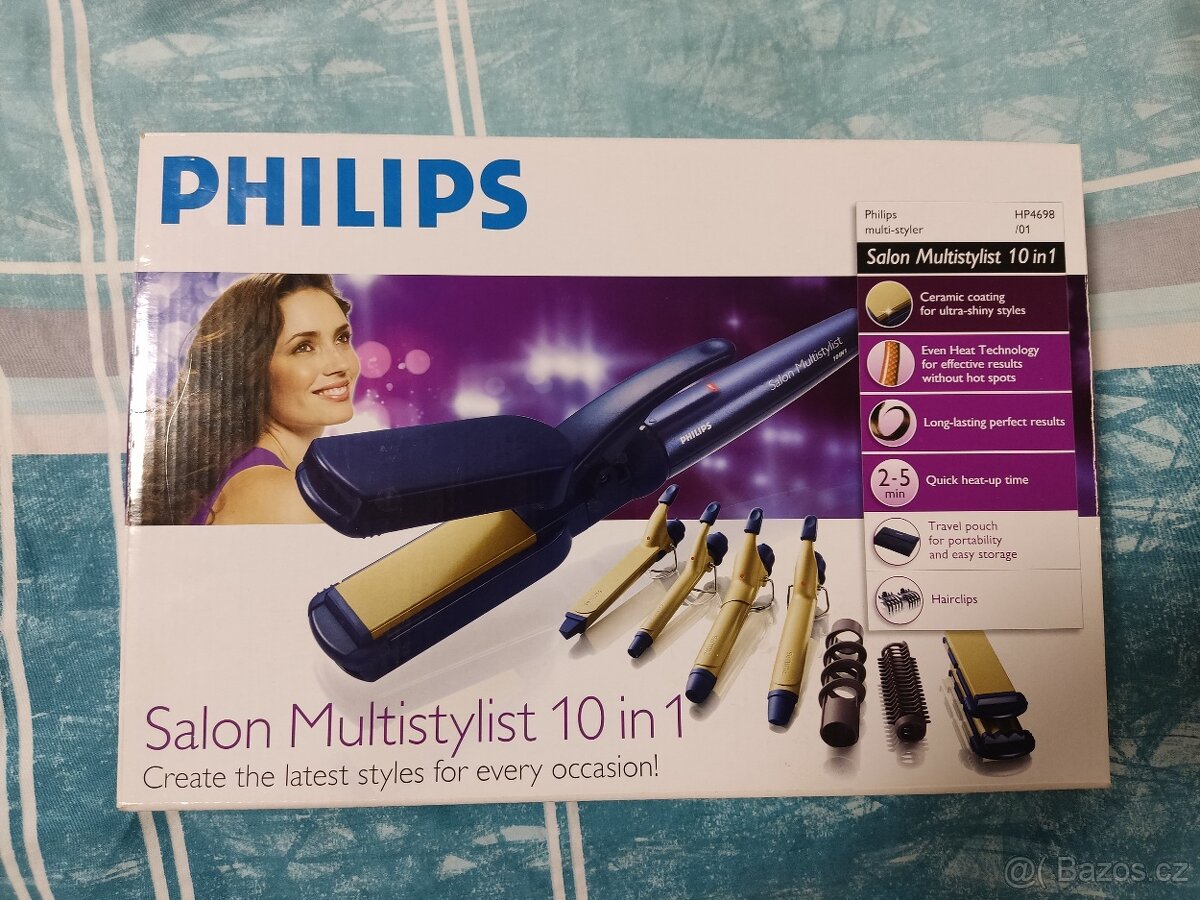 Multifunkční žehlička, kulma na vlasy - 2