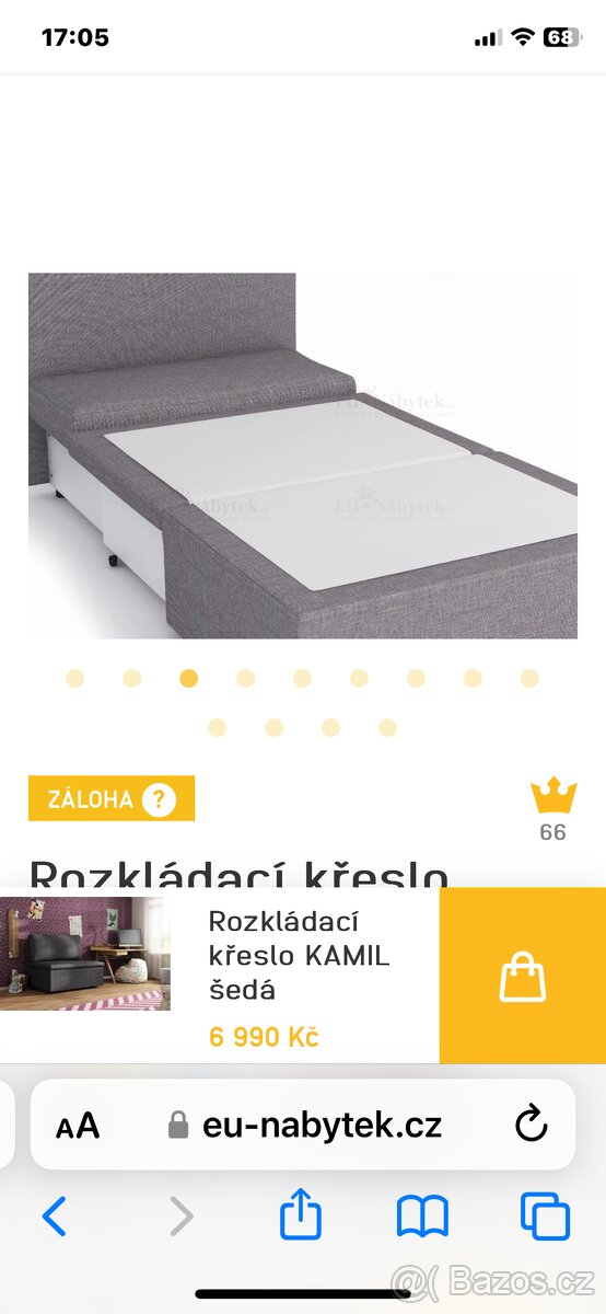 Rozkládací křeslo - 2