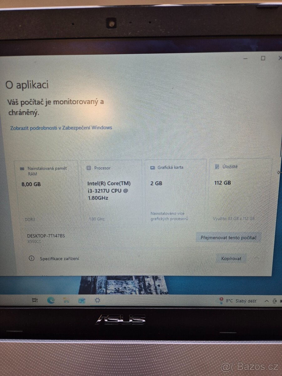 Notebook Asus X550C - 2